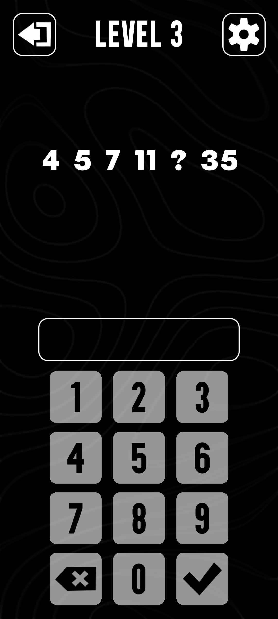 screenshot of level 3 of the game